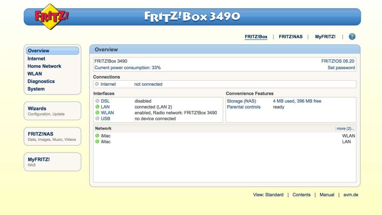 Manuale fritz box 3490