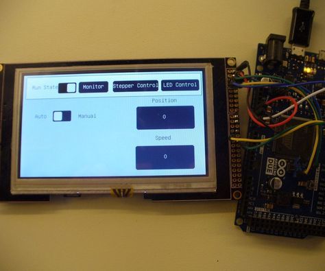 Touch screen arduino
