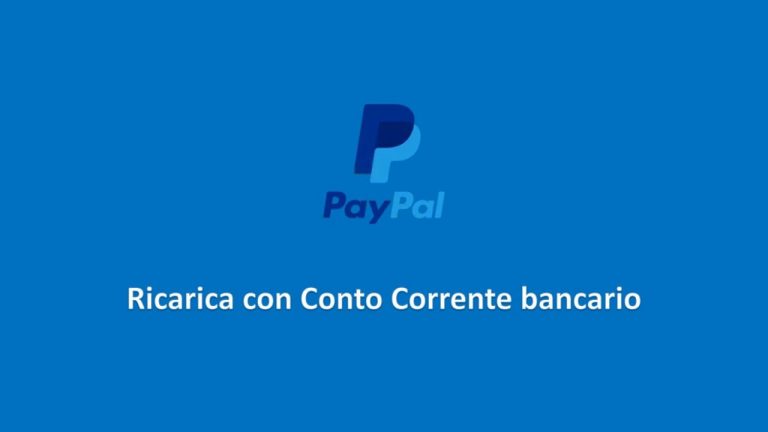 Come pagare da banca a PayPal?