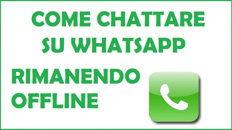 Come essere offline solo per una persona su WhatsApp?